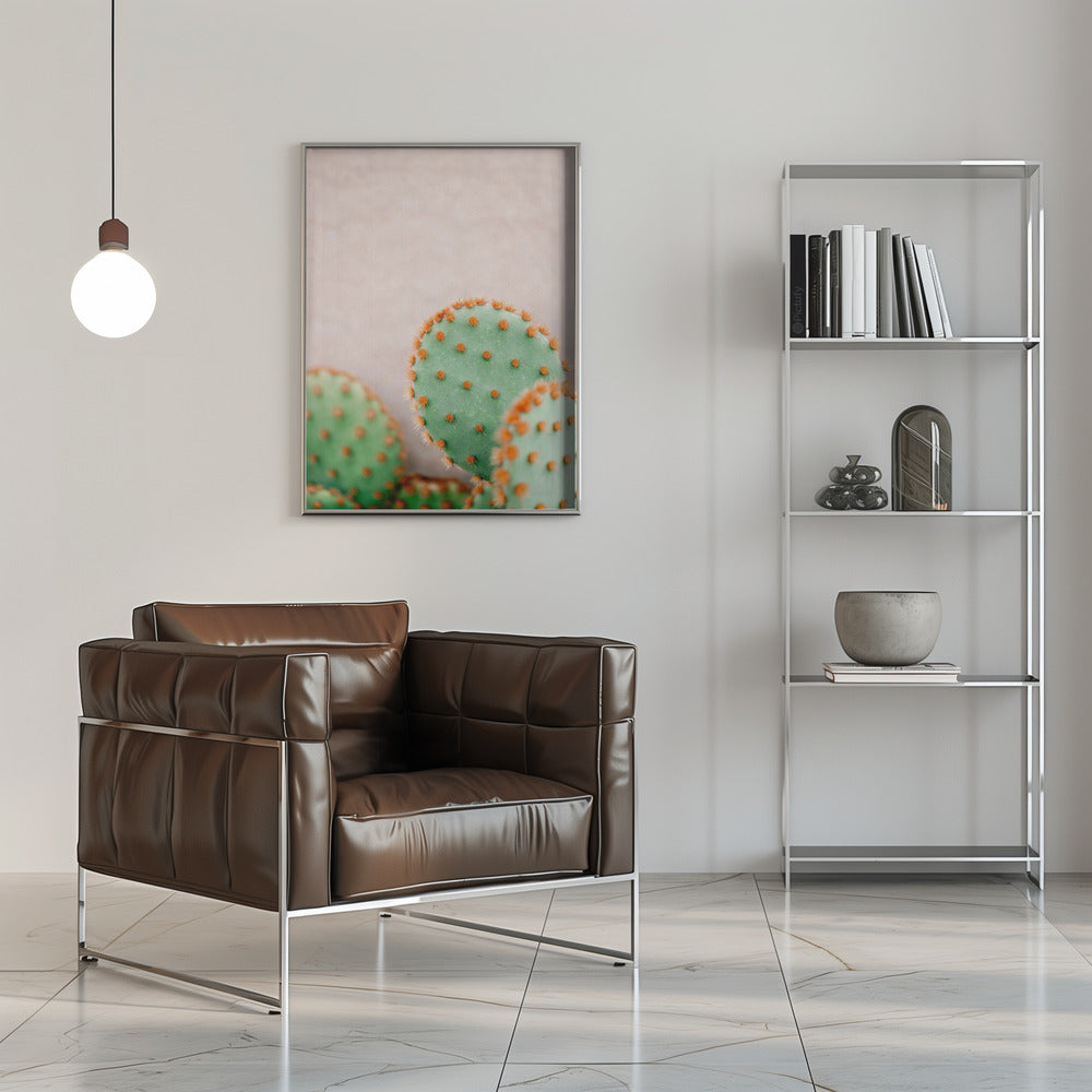 Cacti Pastel Tones Poster